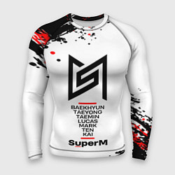 Рашгард мужской SuperM суперМ, цвет: 3D-принт