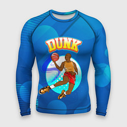 Рашгард мужской Dunk баскетболист, цвет: 3D-принт