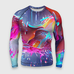 Мужской рашгард Neon splashes