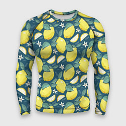 Мужской рашгард Cute lemon pattern