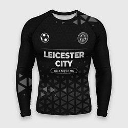 Рашгард мужской Leicester City Champions Uniform, цвет: 3D-принт