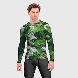 Рашгард мужской Camouflage Pattern Камуфляж Паттерн, цвет: 3D-принт — фото 2