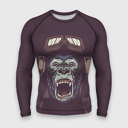 Рашгард мужской Орущая горилла, цвет: 3D-принт
