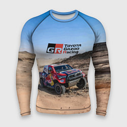 Рашгард мужской Toyota Gazoo Racing Rally Desert Competition Ралли, цвет: 3D-принт