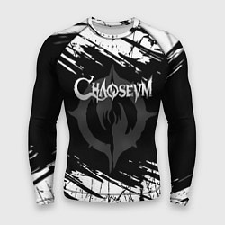 Рашгард мужской Chaoseum Logo Grunge, цвет: 3D-принт