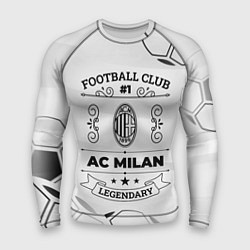 Рашгард мужской AC Milan Football Club Number 1 Legendary, цвет: 3D-принт
