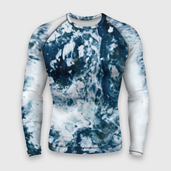 Рашгард мужской Замерзшие Лужи Зимы, цвет: 3D-принт