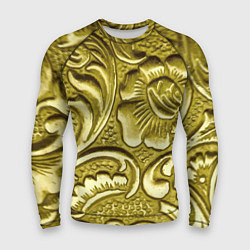 Рашгард мужской Золотой орнамент - чеканка, цвет: 3D-принт
