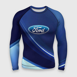 Рашгард мужской Ford - абстракция, цвет: 3D-принт
