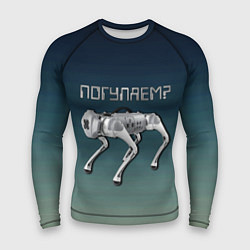Рашгард мужской Собака робот, цвет: 3D-принт
