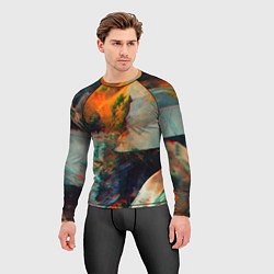 Рашгард мужской Картинный холст со множеством красок, цвет: 3D-принт — фото 2