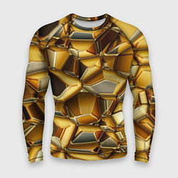 Рашгард мужской Золотые камни, цвет: 3D-принт