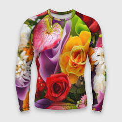 Рашгард мужской Прекрасный цветочный букет, цвет: 3D-принт