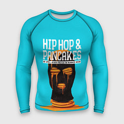 Рашгард мужской Balaclava hip-hop and pancakes, цвет: 3D-принт