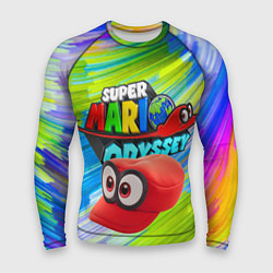 Рашгард мужской Super Mario Odyssey - Nintendo - Бейсболка, цвет: 3D-принт