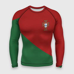 Рашгард мужской Сборная Португалии форма для чемпионата мира 2022, цвет: 3D-принт