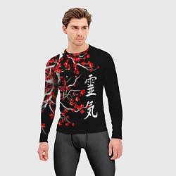 Рашгард мужской Сакура в цвету, цвет: 3D-принт — фото 2