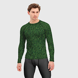 Рашгард мужской Зеленая камуфляжная трава, цвет: 3D-принт — фото 2