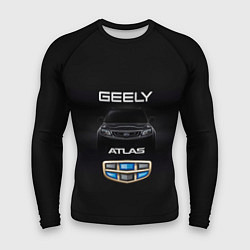Рашгард мужской Geely Атлас, цвет: 3D-принт