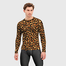Рашгард мужской Леопардовый цвет, цвет: 3D-принт — фото 2