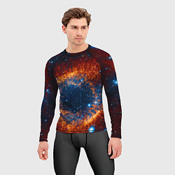 Рашгард мужской Космическое галактическое око, цвет: 3D-принт — фото 2