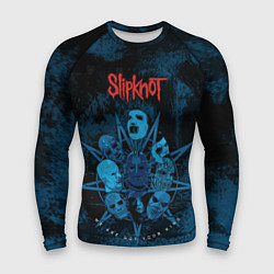 Рашгард мужской Slipknot blue, цвет: 3D-принт