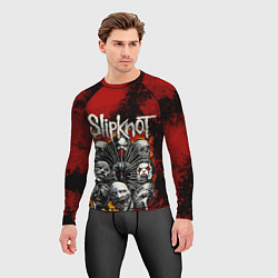 Рашгард мужской Slipknot rock, цвет: 3D-принт — фото 2