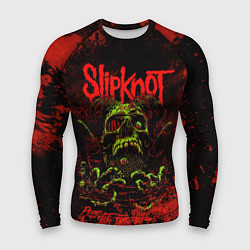 Рашгард мужской Slipknot череп, цвет: 3D-принт