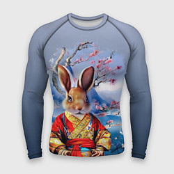 Рашгард мужской Кролик в китайском халате, цвет: 3D-принт