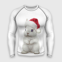 Рашгард мужской Рождественский крольчонок, цвет: 3D-принт