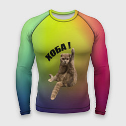 Рашгард мужской Хоба кот, цвет: 3D-принт