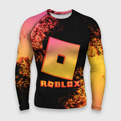 Рашгард мужской Roblox logo gradient, цвет: 3D-принт