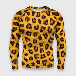 Рашгард мужской Текстура леопарда, цвет: 3D-принт