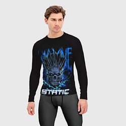 Рашгард мужской X Static - Wayne Static skull, цвет: 3D-принт — фото 2