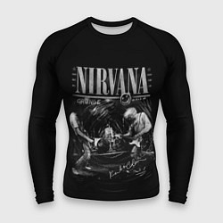 Рашгард мужской Nirvana live, цвет: 3D-принт