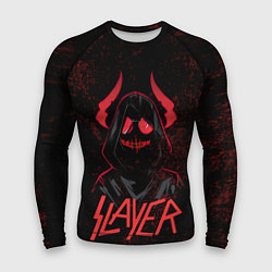 Рашгард мужской Slayer - рок 80-х, цвет: 3D-принт