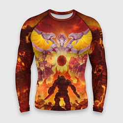 Рашгард мужской Doom в аду, цвет: 3D-принт