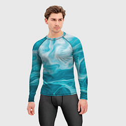Рашгард мужской Морской бриз, цвет: 3D-принт — фото 2
