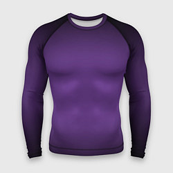 Мужской рашгард Оттенок индиго в черной виньетке