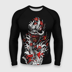 Рашгард мужской Irezumi самурай, цвет: 3D-принт