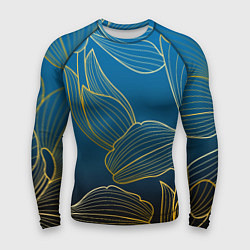 Рашгард мужской Vanguard floral pattern, цвет: 3D-принт