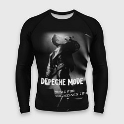 Рашгард мужской Depeche Mode - Music for the Masses tour, цвет: 3D-принт