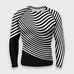 Рашгард мужской Trendy raster pattern, цвет: 3D-принт