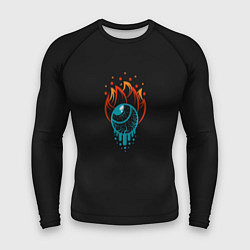 Рашгард мужской Капля огня, цвет: 3D-принт