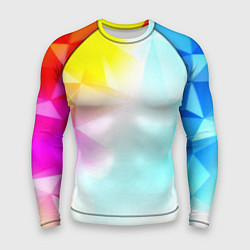 Мужской рашгард Gradient colors geometry