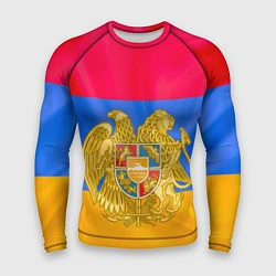 Рашгард мужской Солнечная Армения, цвет: 3D-принт