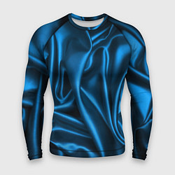 Рашгард мужской Синий шёлк, цвет: 3D-принт