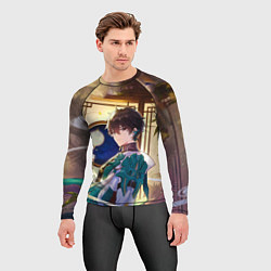Рашгард мужской Хонкай Стар Рейл: Дэн Хенг, цвет: 3D-принт — фото 2