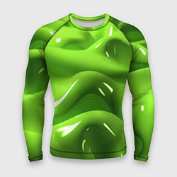 Рашгард мужской Зеленая слизь, цвет: 3D-принт