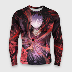 Рашгард мужской Годжо Сатору red, цвет: 3D-принт